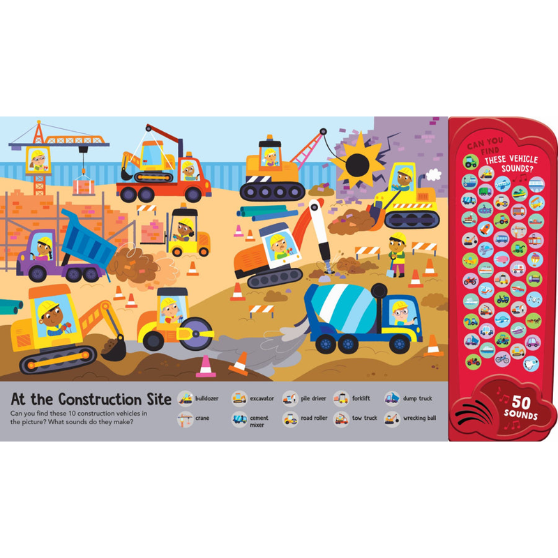 Look & Find - 50-Button Mega Sound Book - Things That Go