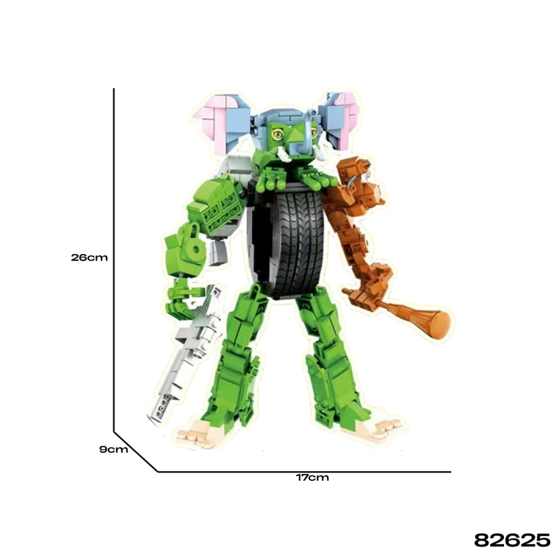 King Galong-82625- Bộ Lắp Ráp Mô Hình Nhân Vật Vũ Trụ Ai