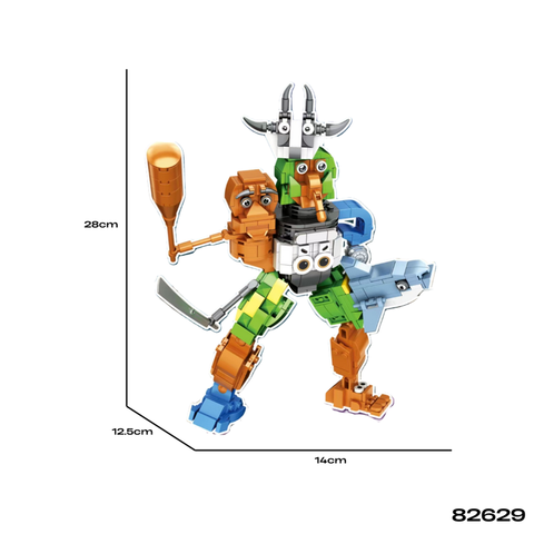King Galong-82629- Bộ Lắp Ráp Mô Hình Nhân Vật Vũ Trụ Ai