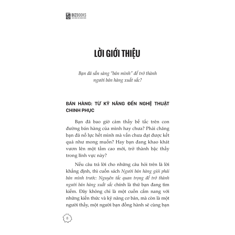 Người Bán Hàng Giỏi Phải 