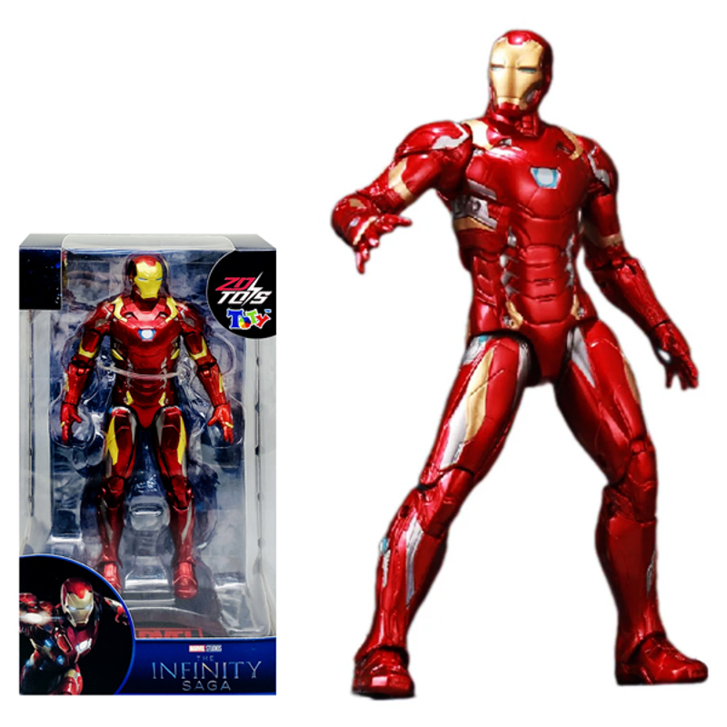 Zd Toys Mô Hình Marvel Iron Man Mk46 With Plastic Holder  Zm36