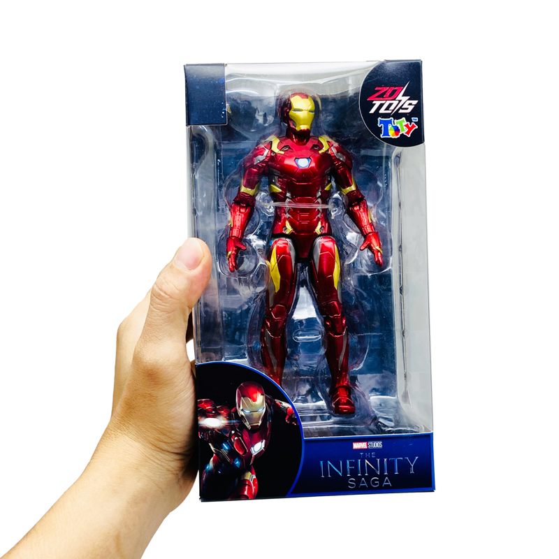 Zd Toys Mô Hình Marvel Iron Man Mk46 With Plastic Holder  Zm36