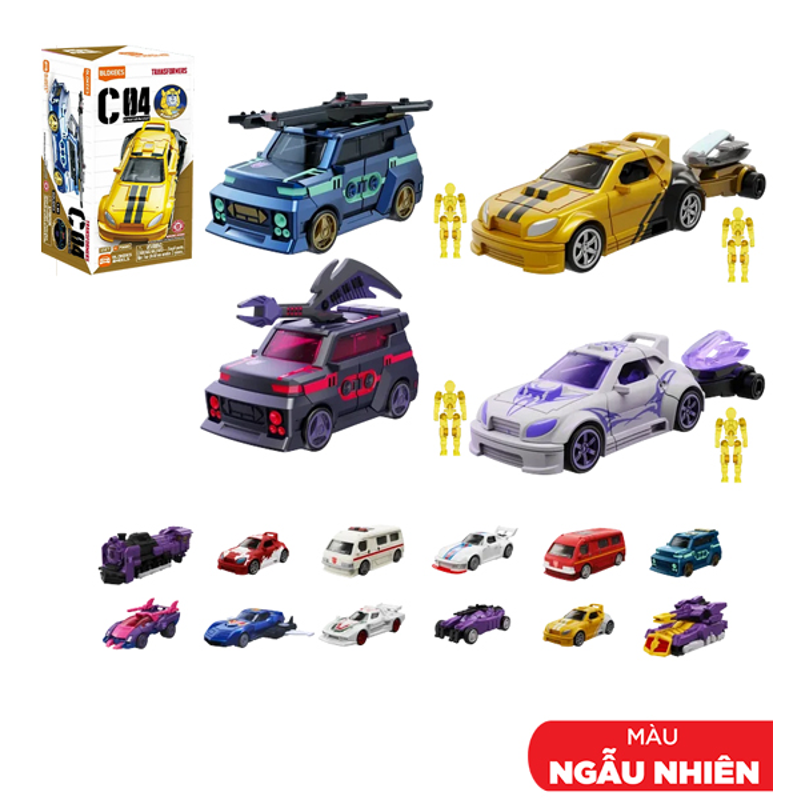 Blokees Mô Hình Transformers - Wheels C04 Heart of the Ark ET68 (Giao mẫu ngẫu nhiên)