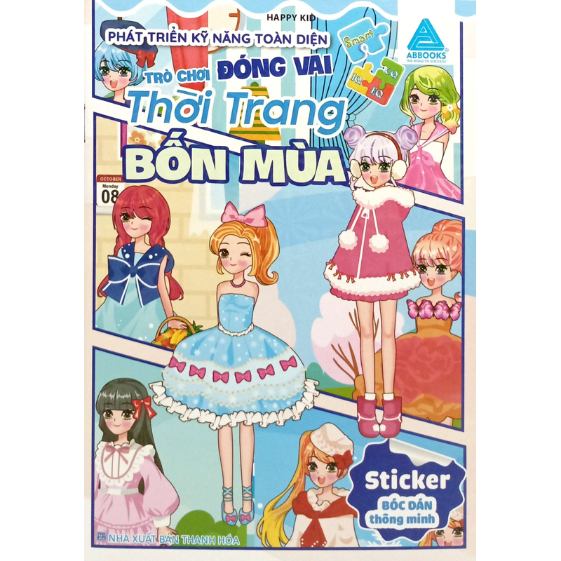 Bóc Dán Thông Minh - Phát Triển Kỹ Năng Toàn Diện - Trò Chơi Đóng Vai - Thời Trang Bốn Mùa