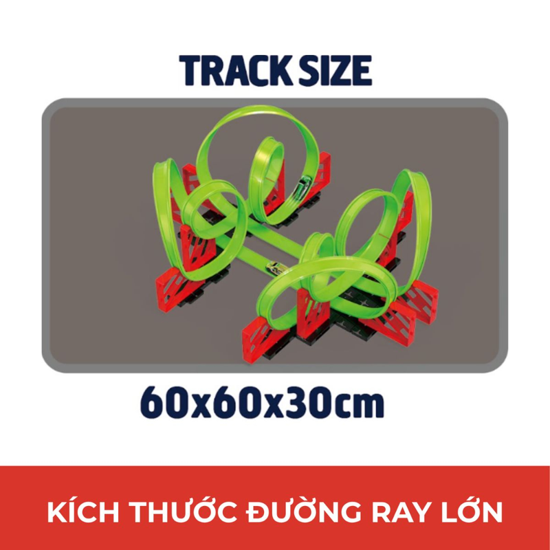 Vecto Đồ Chơi Lắp Ráp Vòng Xoáy Cuồng Phong Kèm 2 Xe Trớn VT8505