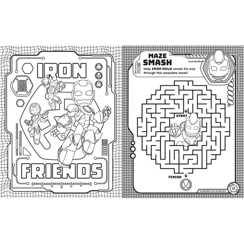 Iron Man And His Awesome Friends - Activity Fun Pack