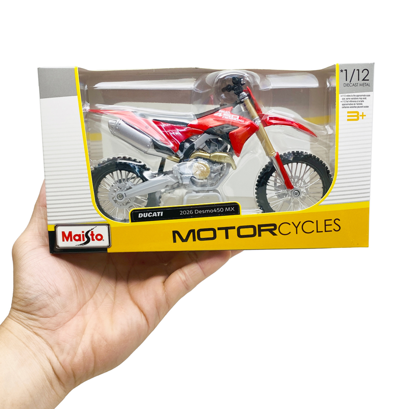 Maisto - Đồ Chơi Mô Hình Mô Tô 2026 Ducati Desmo450 MX 25909/MT31101