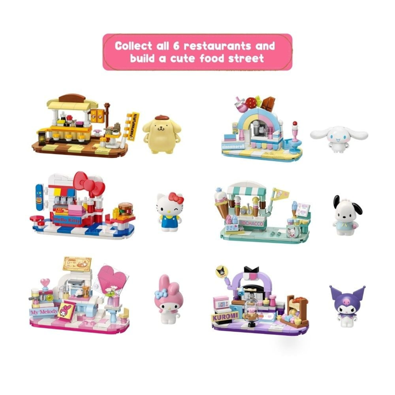 Keepplay - Hộp Mù Sanrio - Characters Restaurant DZ0203 (Giao mẫu ngẫu nhiên)