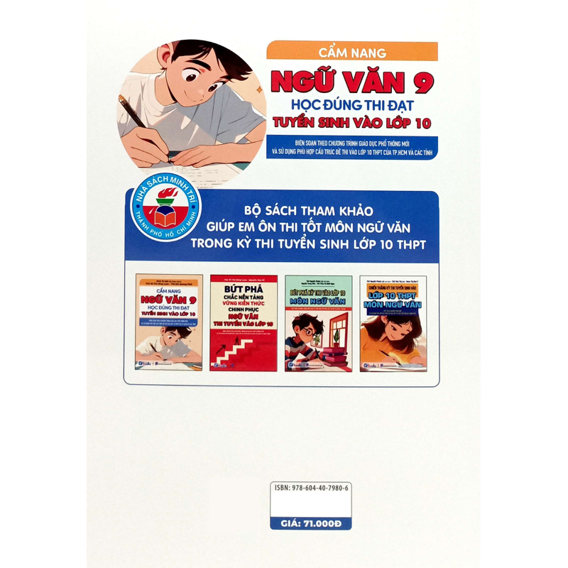 Cẩm Nang Ngữ Văn 9, Học Đúng Thi Đạt _ ... Lớp 10 ( Dùng Chung 3 Bộ)