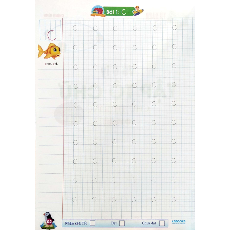 Tủ Sách Măng Non - Vở Ô Ly Tập Tô Chữ Thường Dành Cho 4-6 Tuổi