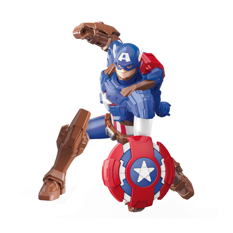 Keepplay Mô Hình Lắp Ráp Marvel Super Armor Block - Captain America 73072