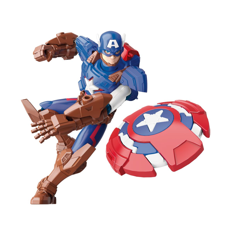 Keepplay Mô Hình Lắp Ráp Marvel Super Armor Block - Captain America 73072