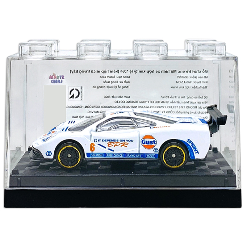 Steam Land-S040226- Mô Hình Xe Kim Loại Tỉ Lệ 1:64 (Kèm Hộp Mica) (Giao Mẫu Ngẫu Nhiên)