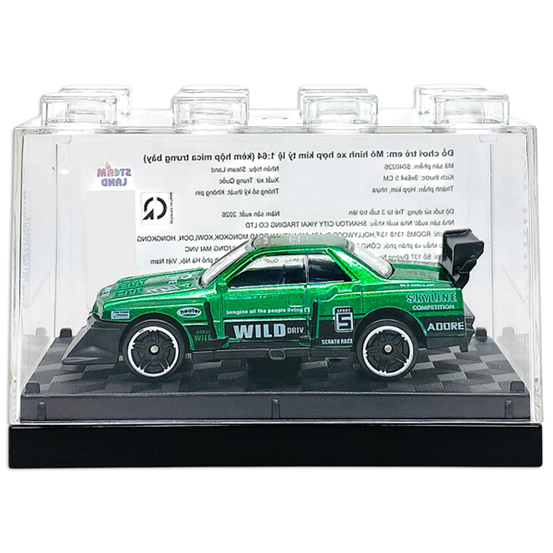 Steam Land-S040226- Mô Hình Xe Kim Loại Tỉ Lệ 1:64 (Kèm Hộp Mica) (Giao Mẫu Ngẫu Nhiên)