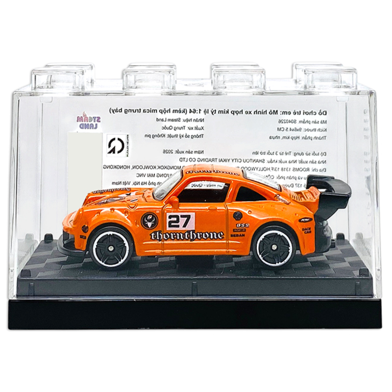 Steam Land-S040226- Mô Hình Xe Kim Loại Tỉ Lệ 1:64 (Kèm Hộp Mica) (Giao Mẫu Ngẫu Nhiên)