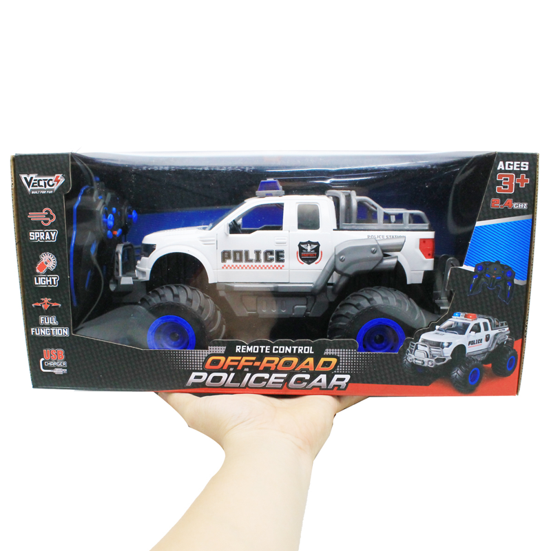 Vecto Xe Cảnh Sát Off-Road Phun Sương Điều Khiển (Trắng) Vt2110a/Wh (Vta)