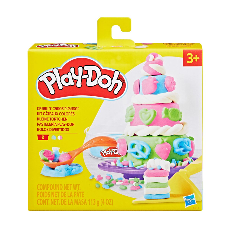 Playdoh Combo Bánh Sinh Nhật Mini Và Bột Nặn 4 Màu Mini Cbf4714-23241