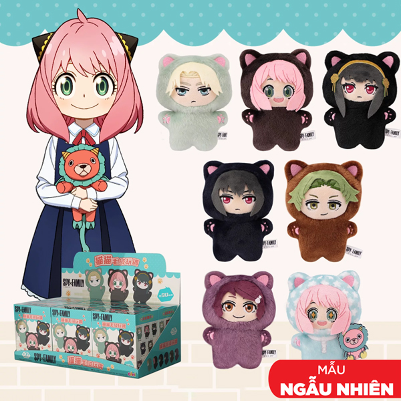 Eaki Đồ Chơi Sưu Tầm - Spy X Family - Play House Cat (Blind Box) - CP01 (Giao Mẫu Ngẫu Nhiên)