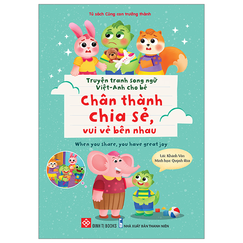 Truyện Tranh Sn V-A Cho Bé - Chân Thành Chia Sẻ Vui Vẻ Bên Nhau