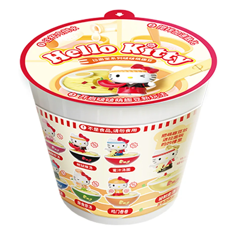 Mô Hình Trang Trí - Hello Kitty - Ramen Hall - Bubble Bean - Moetch - Mb32 (Giao mẫu ngẫu nhiên)