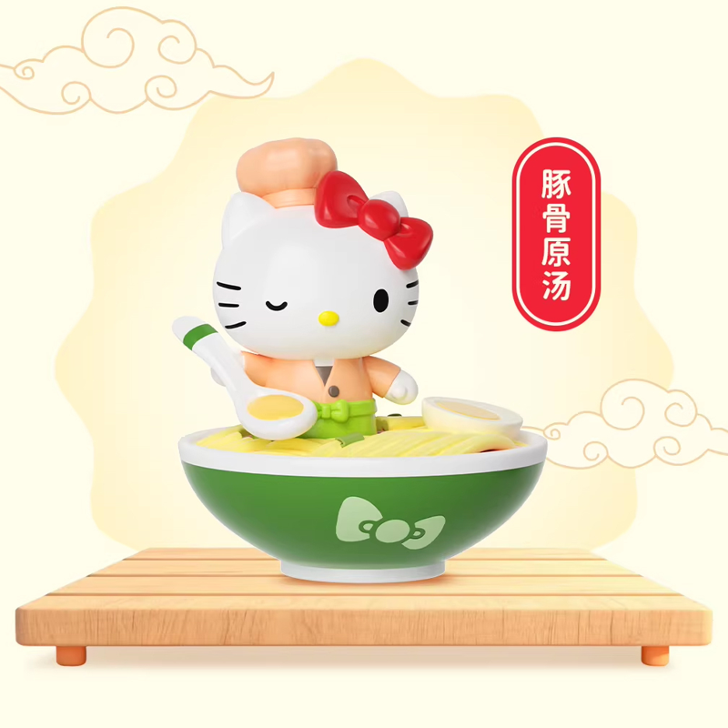 Mô Hình Trang Trí - Hello Kitty - Ramen Hall - Bubble Bean - Moetch - Mb32 (Giao mẫu ngẫu nhiên)