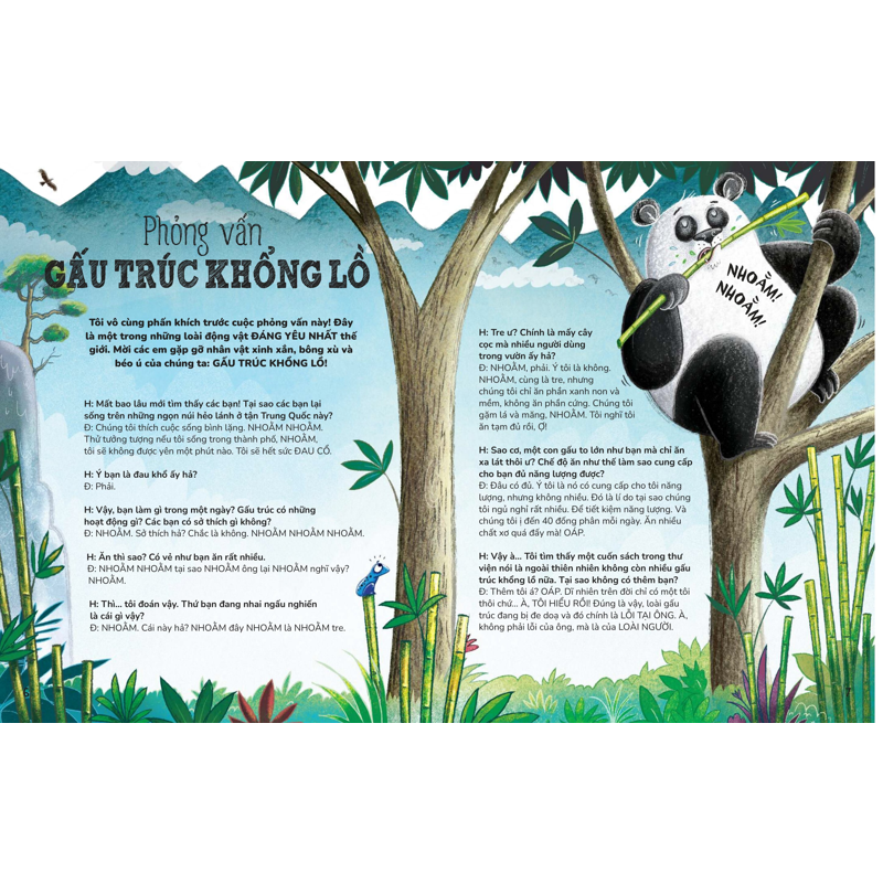 Phỏng Vấn Gấu Trúc Khổng Lồ Và Nhiều Động Vật Bị Đe Dọa Khác