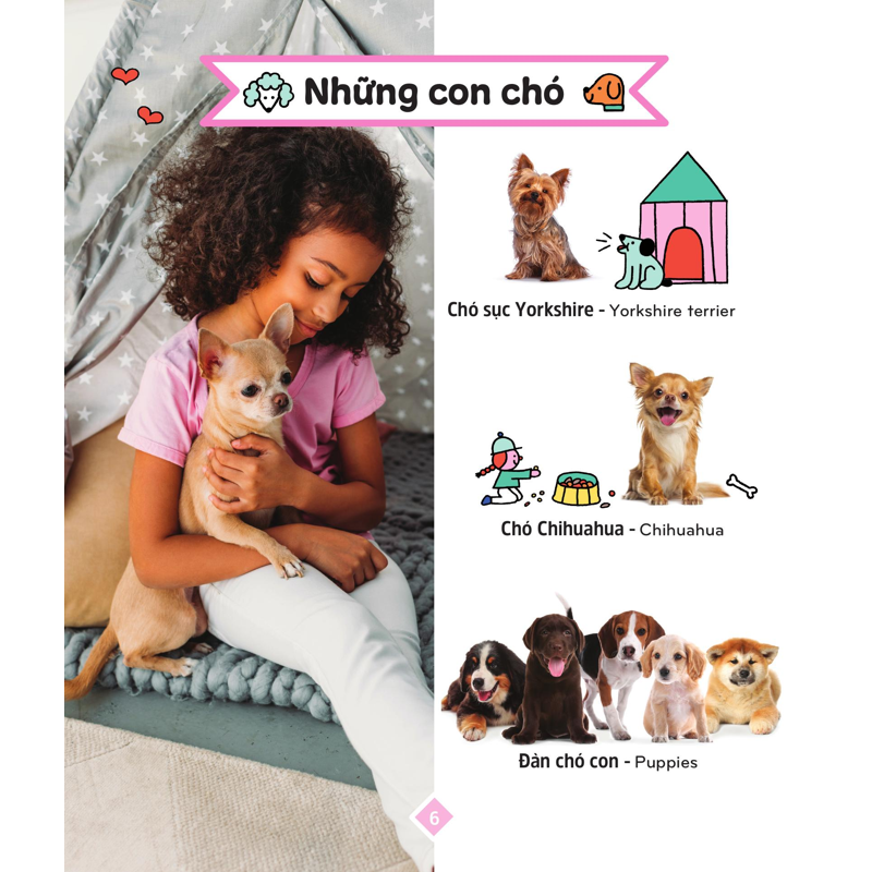 400++ Từ Vựng Mẹ Cùng Con Học Nói - Các Loài Động Vật (Song Ngữ Việt - Anh)
