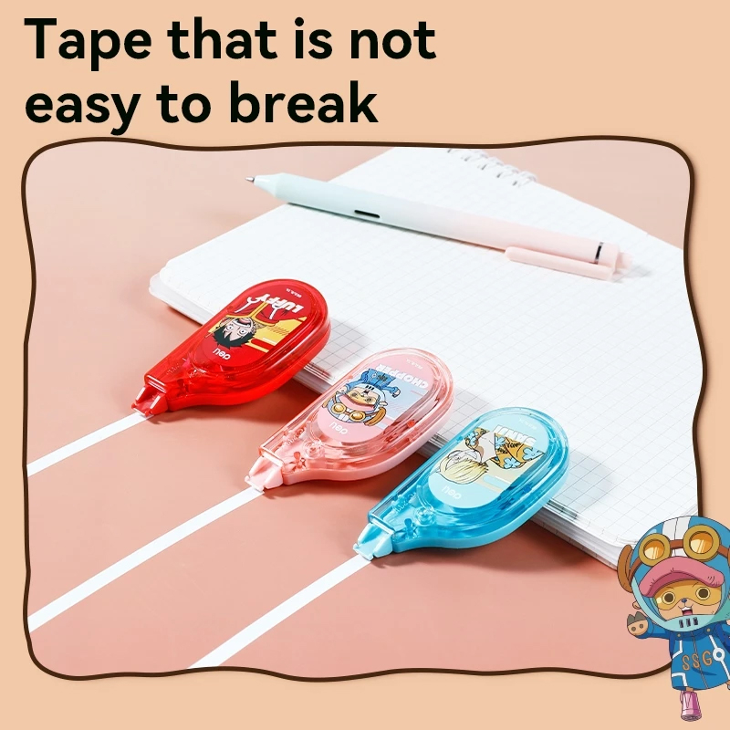 Deli - Bút Xóa Băng One Piece Nhiều Màu 5mm x 6m EH365 (Giao mẫu ngẫu nhiên)