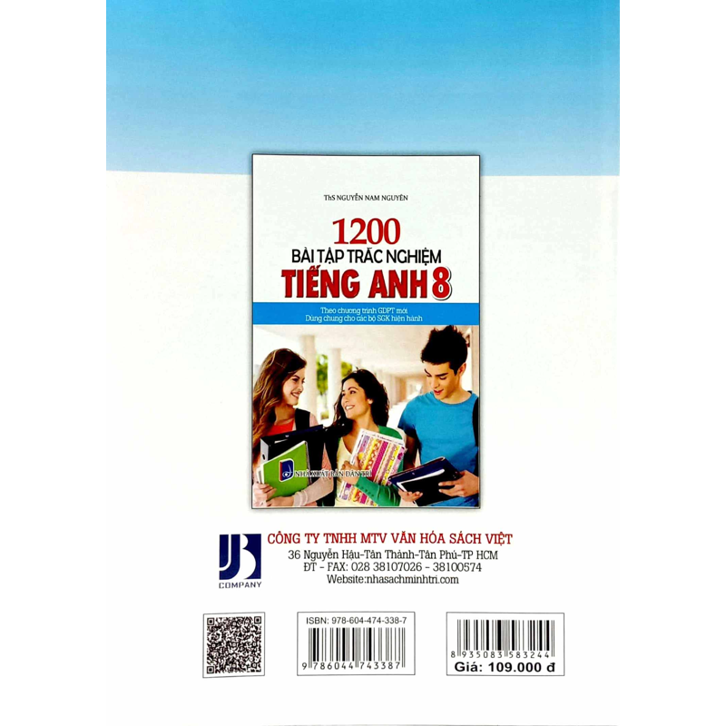1200 Bài Tập Trắc Nghiệm Tiếng Anh 8 (Dùng Chung Các Bộ Sgk)