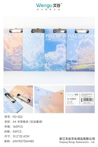 Bìa Trình Ký A4 Gỗ Fd-022 wengu