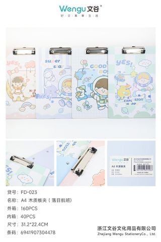 Bìa Trình Ký A4 Gỗ Fd-023 wengu