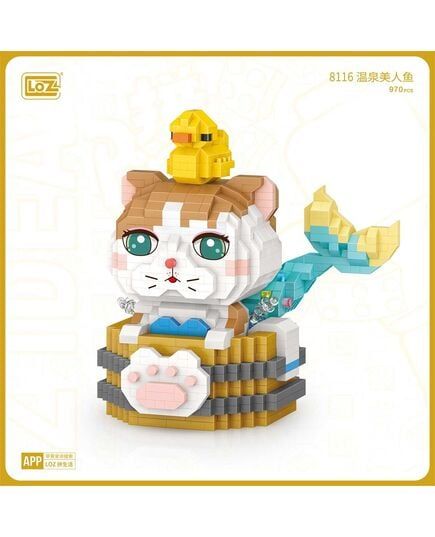 Đồ Chơi Lắp Ráp Suối Nước Nóng Nàng Tiên Cá 970pcs 8116