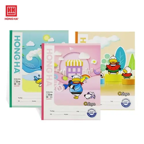 HH - Tập 96Tr Class Oringa Fun, 4 Ô Ly Vuông, Đl 80/90-92 (5Q/Lốc)( Giao Mẫu Ngẫu Nhiên)