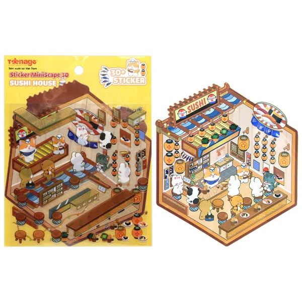 STICKER MINISCAPE 3D MS-05 (0574-P.C.TEEN)