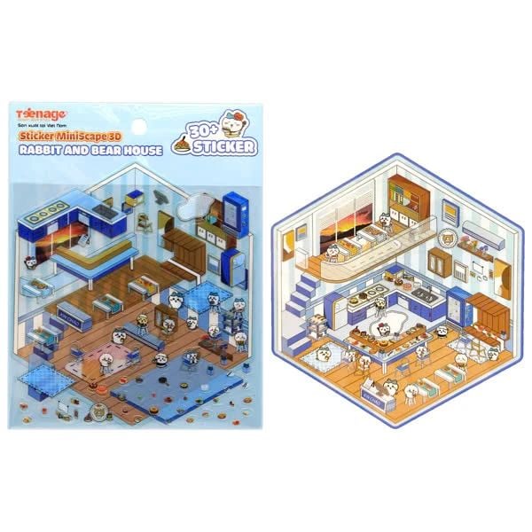 STICKER MINISCAPE 3D MS-04 (0574-P.C.TEEN)