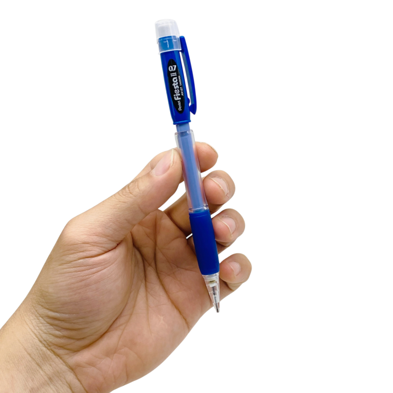 Pentel - Bút Chì Kim Bấm 0.7mm Có Đệm Cao Su - Thân Xanh - AX127-CE-ND