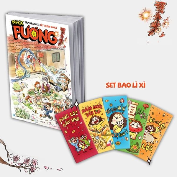 Nhóc Pương Tập Đặc Biệt-Tết Tròn Xoay (S.Màu)-Kèm Bao Lixi