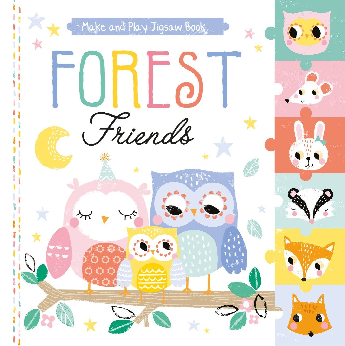 Forest Friends: Make And Play Jigsaw Book