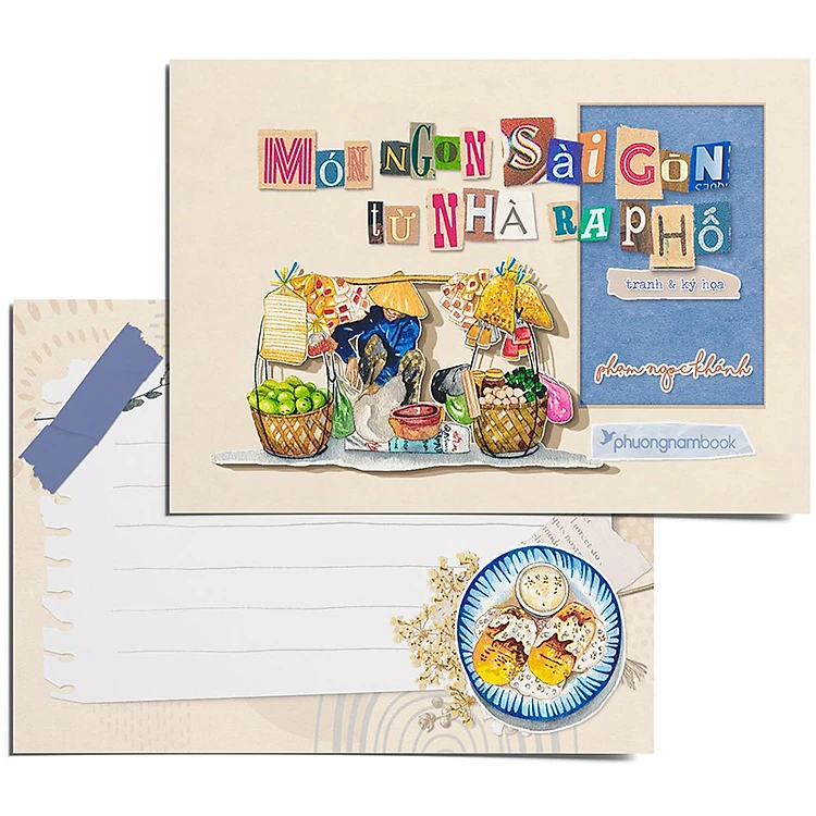 Món Ngon Sài Gòn Từ Nhà Ra Phố: Tranh Và Ký Họa