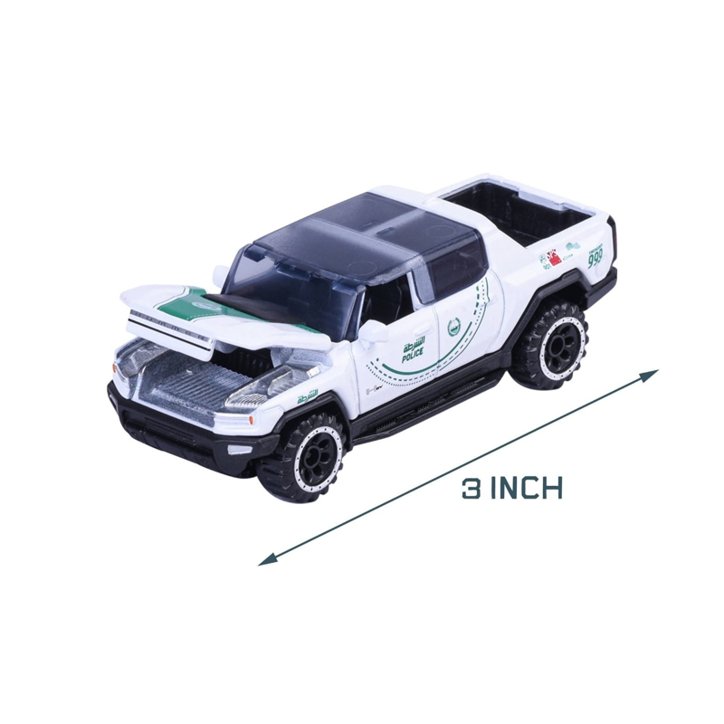 Majorette 8503101000b47 Xe Mô Hình Dubai Police Deluxe GMC Hummer Ev (Simba)