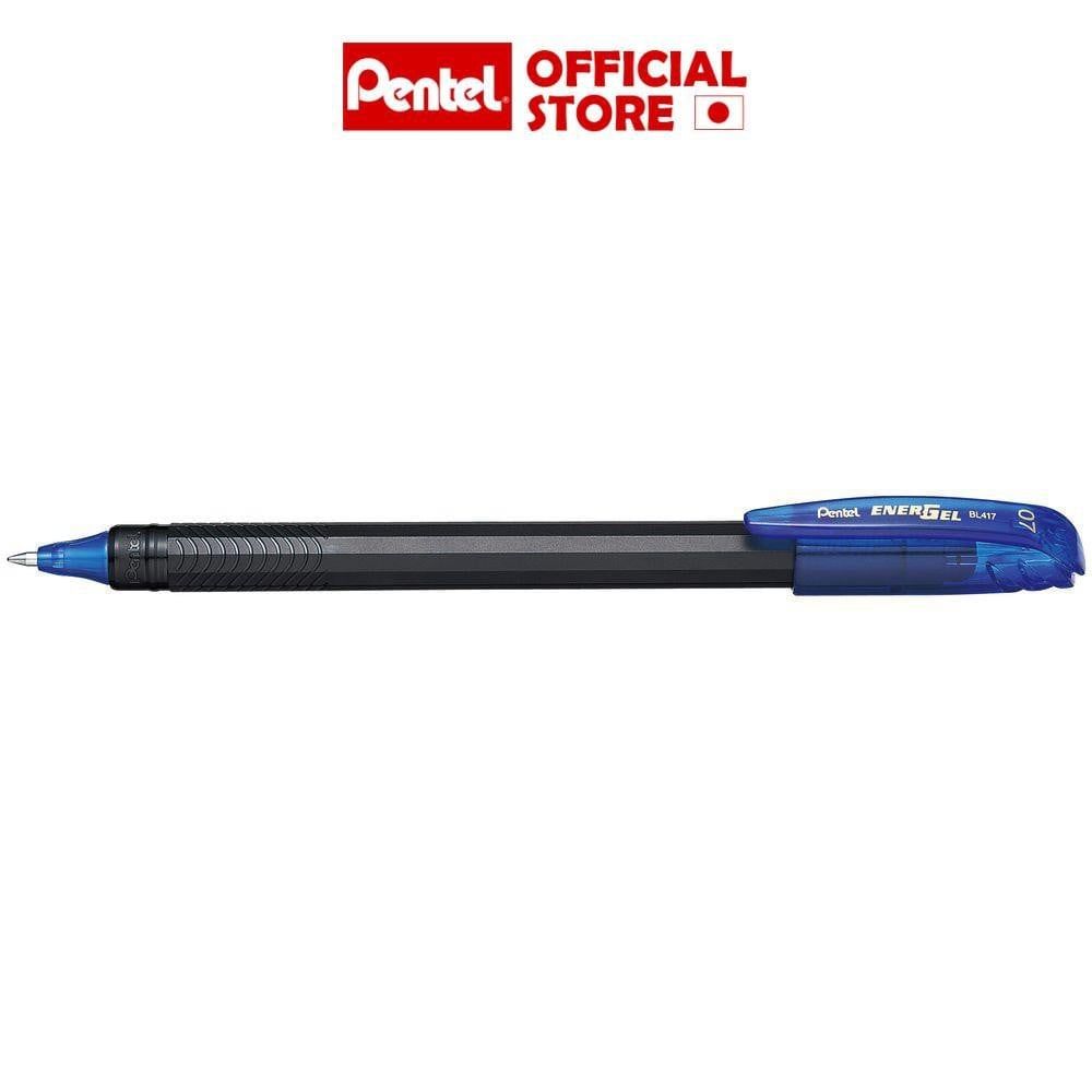 Bút Bi ENERGEL Pentel BL417AC ngòi 0.7mm - Màu Xanh