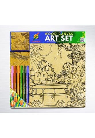 Canvas Gỗ Ôtô (10x10) WOOD-CANVAS2