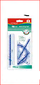 Bộ 4 Cây Thước Keyroad 15CM KR971430