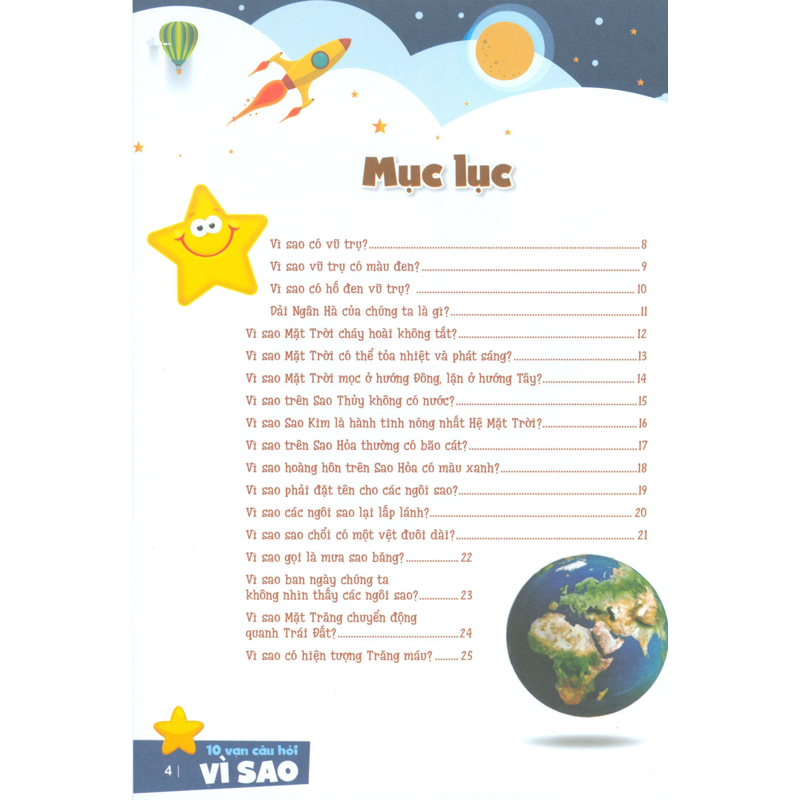 10 Vạn Câu Hỏi Vì Sao Khám Phá Trái Đất Và Vũ Trụ