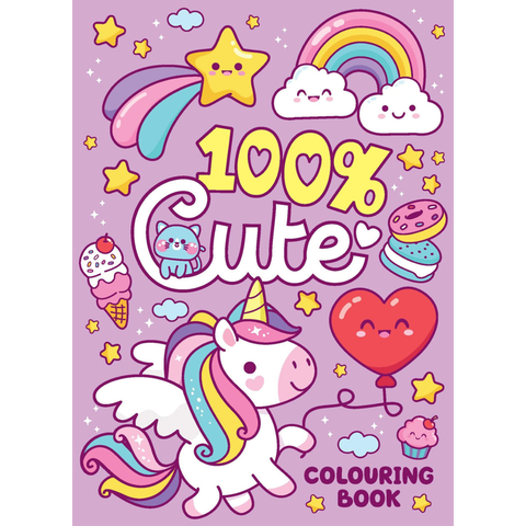 100% Cute - Colouring Book