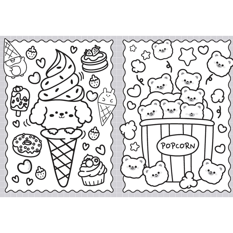 100% Cute - Colouring Book