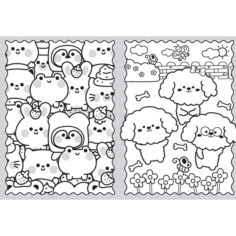 100% Cute - Colouring Book