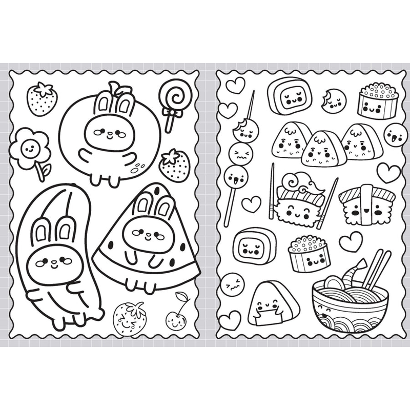 100% Cute - Colouring Book
