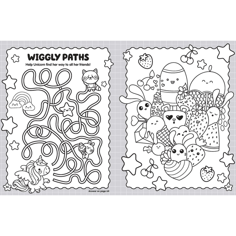 100% Cute - Mega Colouring Book