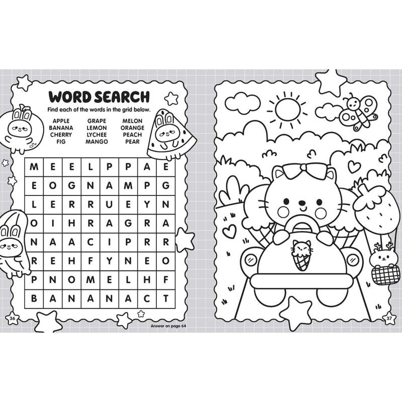 100% Cute - Mega Colouring Book